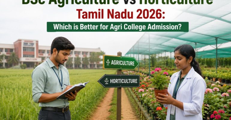 BSc Agriculture vs Horticulture Tamil Nadu 2026: Which is Better for Agri College Admission?