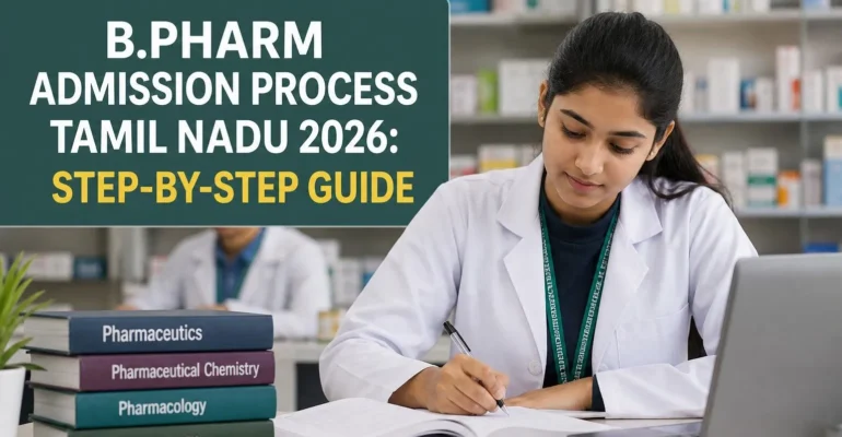 B.Pharm Admission Process Tamil Nadu 2026: Step-by-Step Guide