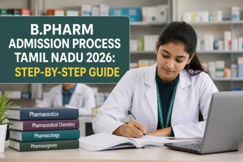 B.Pharm Admission Process Tamil Nadu 2026: Step-by-Step Guide